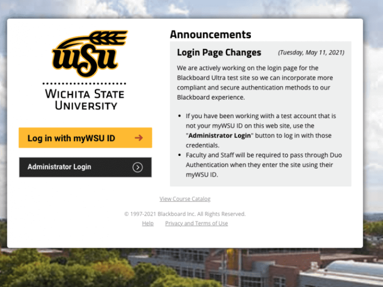 WSU Blackboard Login: A Complete Guide for Students