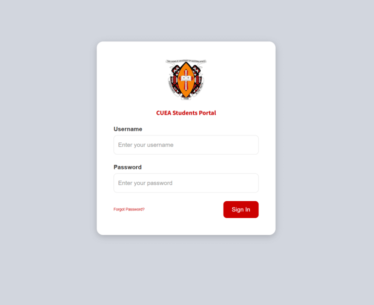 CUEA Student Portal: A Complete Guide for Students CUEA Student Portal: A Complete Guide for Students