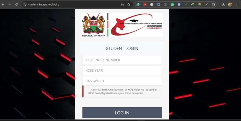 KUCCPS Student Portal: Complete Guide for Students KUCCPS Student Portal: Complete Guide for Students