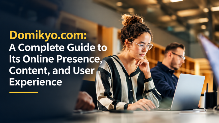 Domikyo.com: A Complete Guide to Its Online Presence, Content, and User Experience Domikyo.com: A Complete Guide to Its Online Presence, Content, and User Experience
